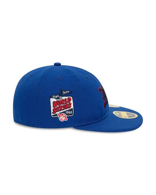 KTZ Blue Minnesota Twins Mlb Cooperstown Pin Badge 59fifty Retro Crown Fitted Cap for men