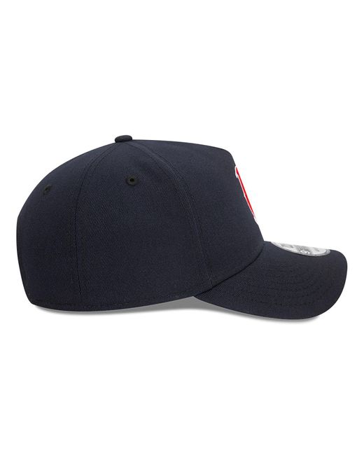 KTZ Blue Boston Red Sox Lips Navy 9forty A-frame Adjustable Cap for men