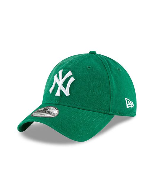 KTZ Green New York Yankees Mlb Core Classic 9twenty Adjustable Cap for men