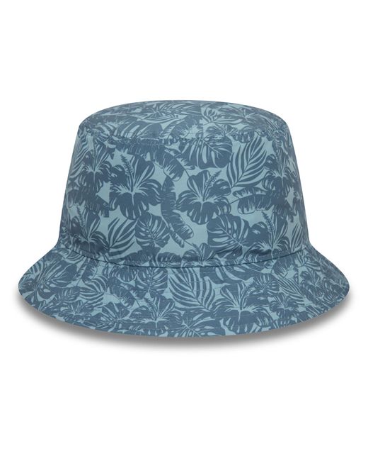 KTZ Blue Alpine Racing Floral All Over Print Pastel Bucket Hat for men