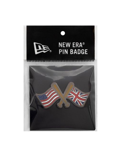 KTZ Red New Era Bats Flag Pin Badge for men