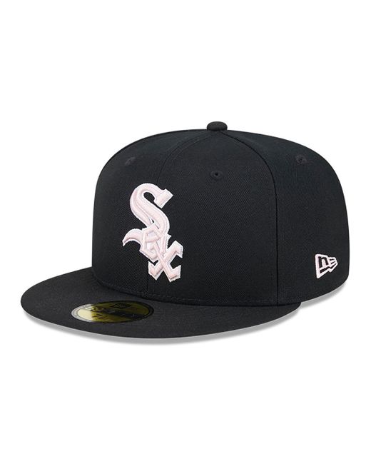 KTZ Black Chicago White Sox Mlb Mother's Day 2024 59fifty Fitted Cap for men