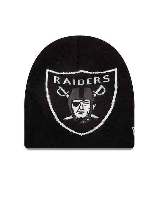 KTZ Las Vegas Raiders Nfl Skull Knit Beanie Hat in Black for Men | Lyst UK