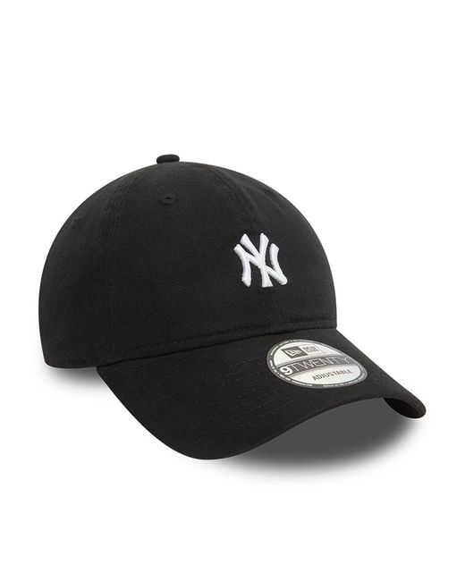 KTZ Black New York Yankees Mini Logo 9twenty Adjustable Cap for men