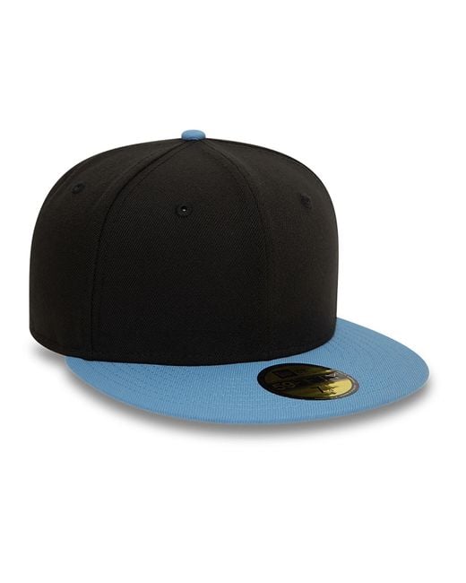 KTZ Black New Era Contrast Crown And Blue 59fifty Fitted Cap for men