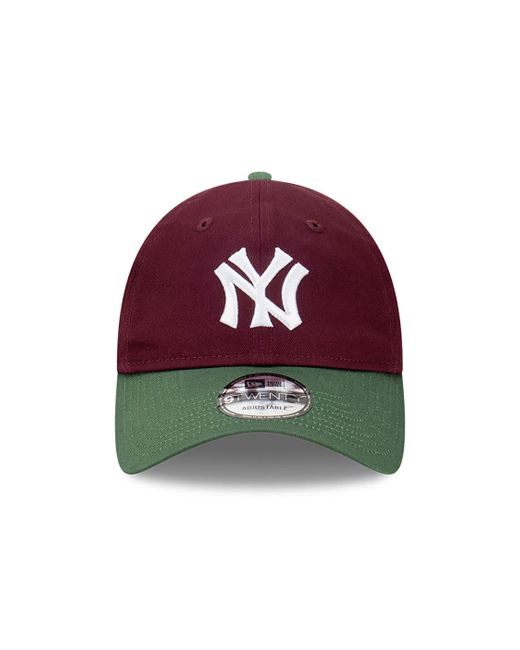 KTZ Red New York Yankees World Series Dark 9twenty Adjustable Cap for men