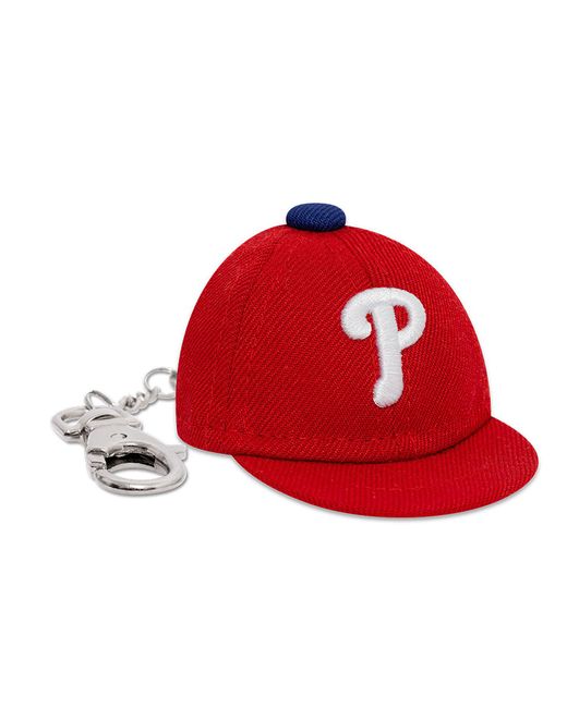 KTZ Red Philadelphia Phillies Mlb Mini Cap Key Chain for men