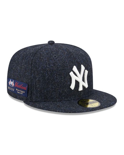 KTZ Blue New York Yankees Moon Navy 59fifty Fitted Cap for men