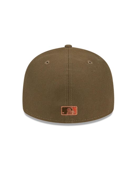 KTZ Green Anaheim Angels Rustic Fall Low Profile 59fifty Fitted Cap for men