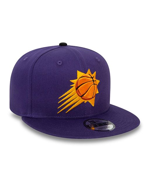 KTZ Purple Phoenix Suns Nba Rear Logo Dark 9fifty Snapback Cap for men