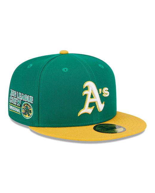 KTZ Green Oakland Athletics Mlb Big League Chew 59fifty Fitted Cap for men