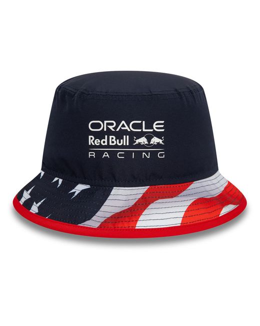 KTZ Blue Red Bull Racing Miami Usa Race Special Dark Bucket Hat for men