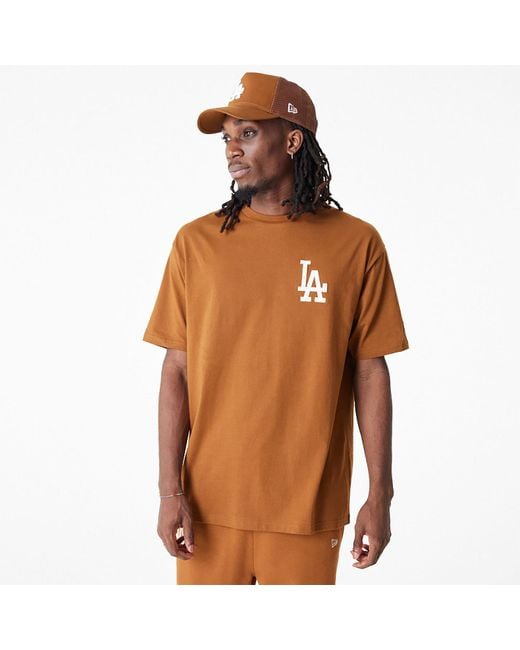 New Era, La Dodgers Logo Select T-Shirt 2XL / Natural