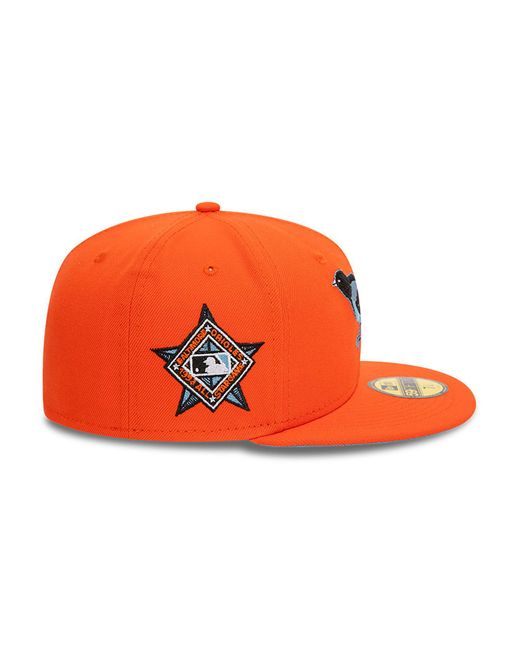 KTZ Orange Baltimore Orioles Chirps Me Up 59fifty Fitted Cap for men