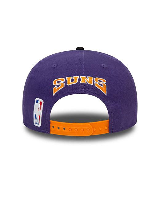 KTZ Purple Phoenix Suns Nba Rear Logo Dark 9fifty Snapback Cap for men