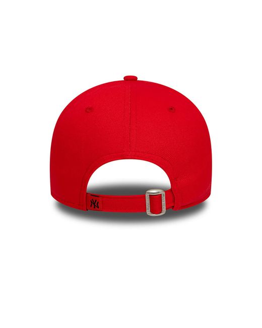 KTZ Red New York Yankees Mlb Flame 9forty Adjustable Cap for men