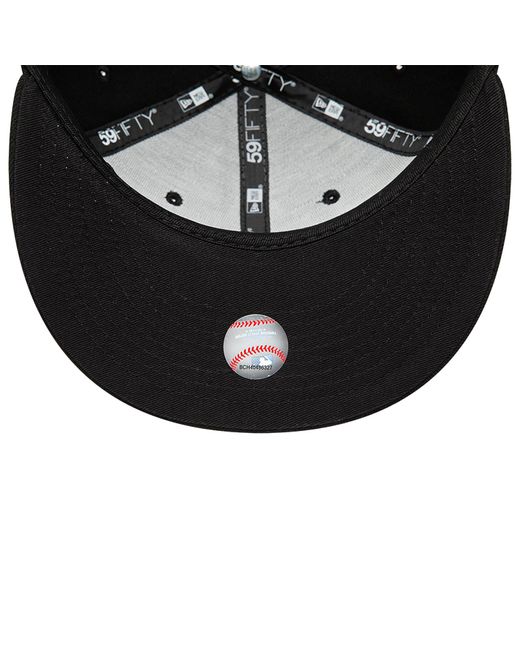 KTZ Black Detroit Tigers Side Patch 59fifty Fitted Hat for Men