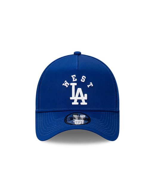 KTZ Blue La Dodgers Team Division Dark 9forty A-frame Adjustable Cap for men