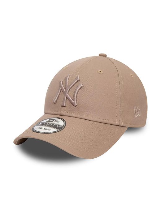 KTZ Brown New York Yankees League Essential Pastel 9forty Adjustable Cap for men