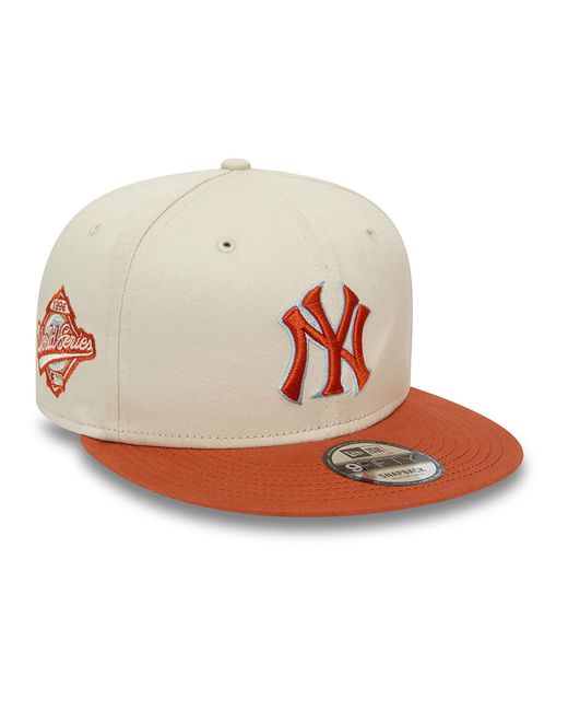 KTZ Natural New York Yankees Mlb Patch Stone 9fifty Snapback Cap for men