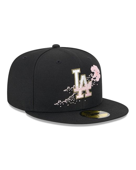 KTZ Black Pittsburgh Pirates Dotted Floral 59fifty Fitted Cap for men