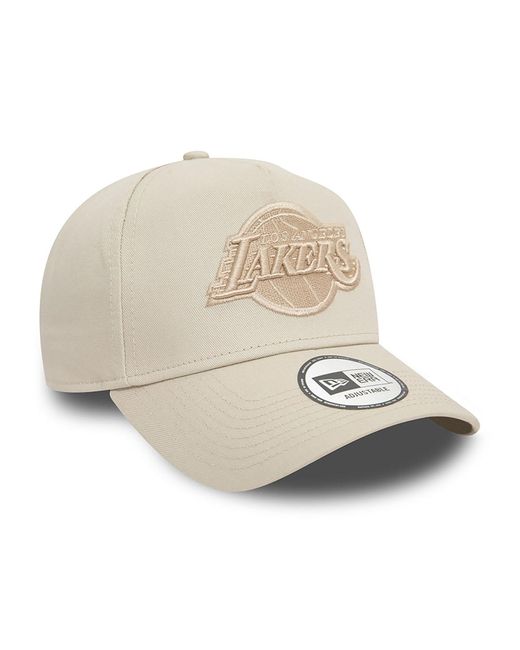 KTZ Natural La Lakers Nba Light Beige 9forty E-frame Cap for men