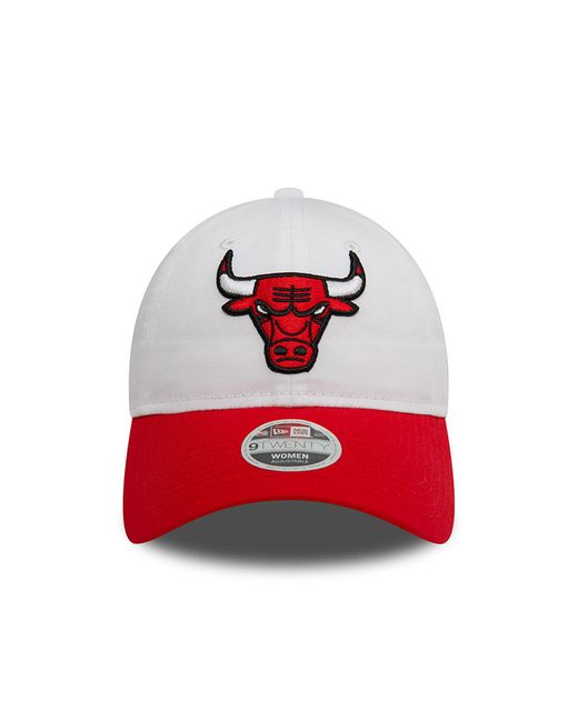 KTZ Red Chicago Bulls Womens Nba 9twenty Adjustable Cap for men