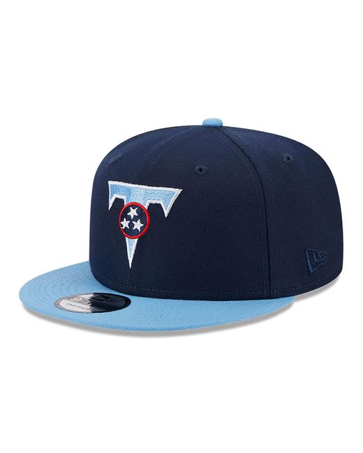 KTZ Blue Tennessee Titans Nfl City Originals Navy 9fifty Snapback Cap for men