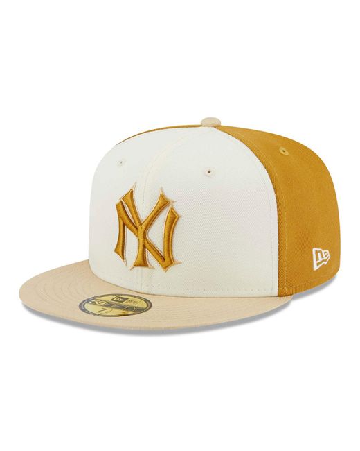 KTZ New York Yankees Re-dub 59fifty Cap in Brown for Men