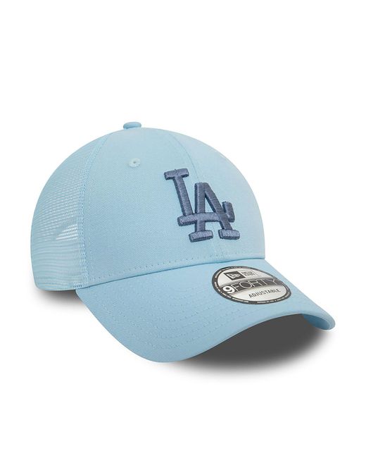 KTZ Blue La Dodgers Home Field Pastel 9forty Trucker Cap for men