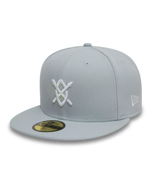 KTZ Gray New Era X Daily Paper 59fifty Fitted Cap for men