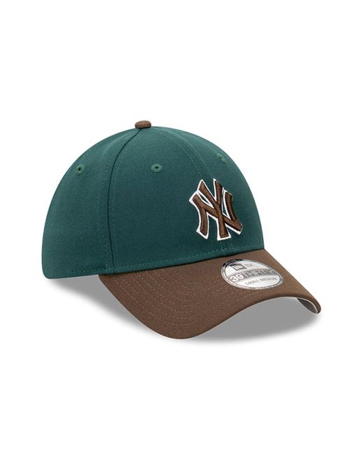KTZ Green New York Yankees Beef N Broc Dark 39thirty Stretch Fit Cap for men