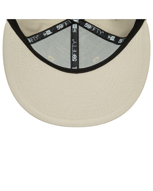 KTZ Natural New York Yankees League Essential Light Beige 59fifty Fitted Cap for men