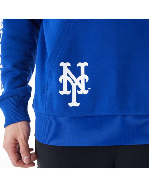 KTZ Blue New York Mets Mlb London Series 2024 Pullover Hoodie for men