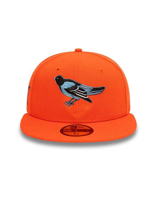 KTZ Orange Baltimore Orioles Chirps Me Up 59fifty Fitted Cap for men