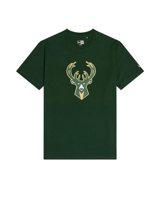 KTZ Green Milwaukee Bucks Nba Tip Off 2023 Dark T-shirt for men