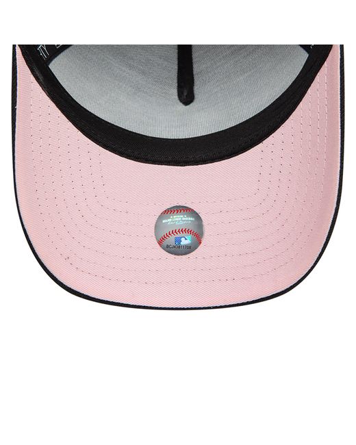 KTZ Black New York Mets Cherry Blossom 9forty A-frame Adjustable Cap for men