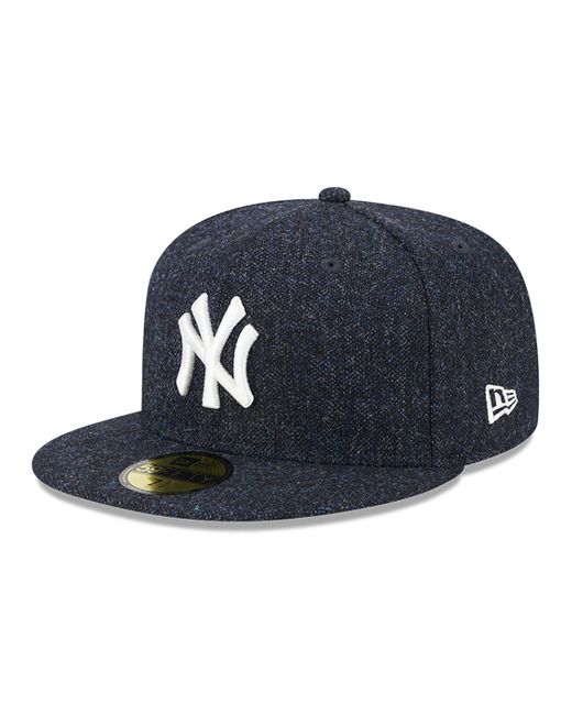 KTZ Blue New York Yankees Moon Navy 59fifty Fitted Cap for men