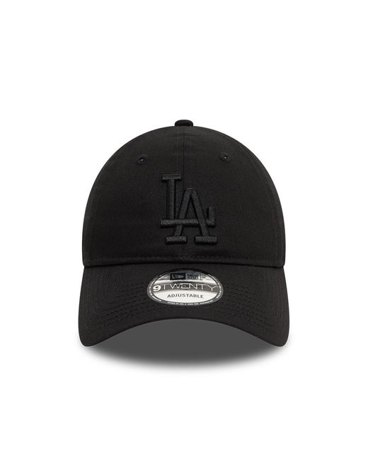 KTZ Black La Dodgers League Essential 9twenty Adjustable Cap for men