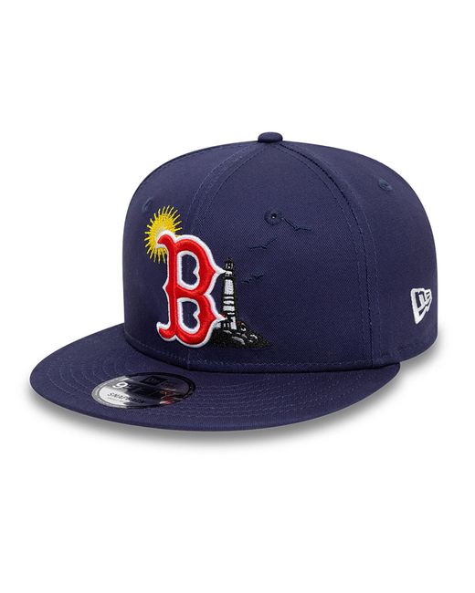 KTZ Blue Boston Red Sox Mlb Summer Icon Navy 9fifty Snapback Cap for men