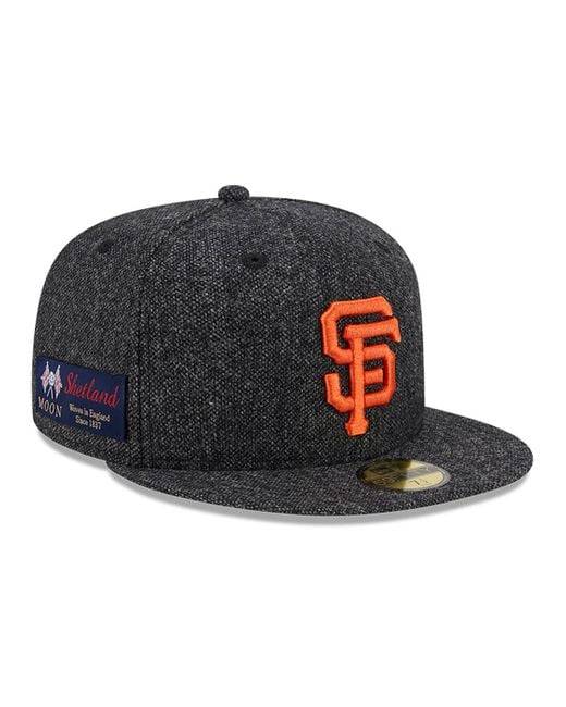 KTZ Blue San Francisco Giants Moon 59fifty Fitted Cap for men
