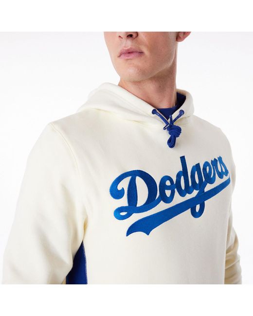KTZ Blue La Dodgers Mlb Chrome Pullover Hoodie for men