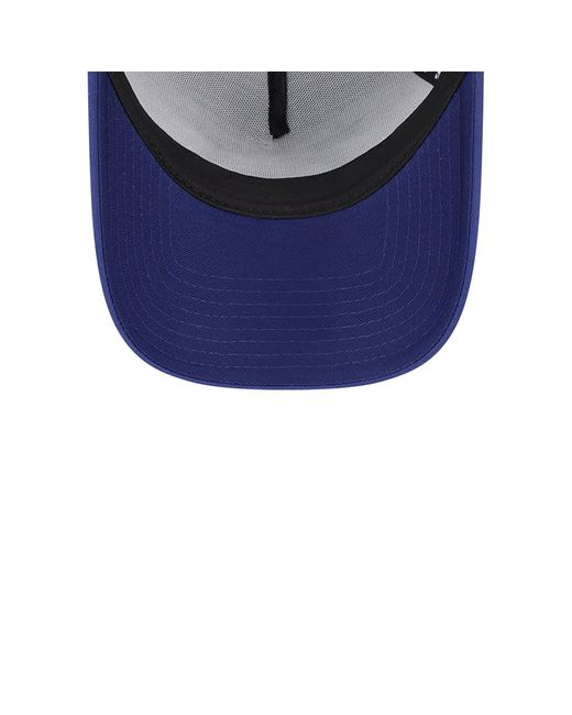 KTZ Blue La Dodgers Fairway Dark 9forty A-frame Adjustable Cap for men
