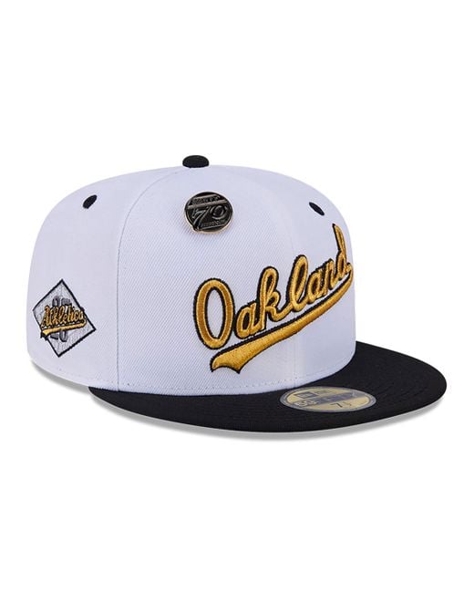 KTZ Blue Oakland Athletics 59fifty Day 59fifty Fitted Cap for men
