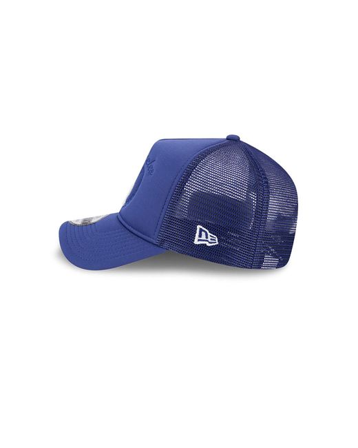 KTZ Blue La Dodgers Fairway Dark 9forty A-frame Adjustable Cap for men