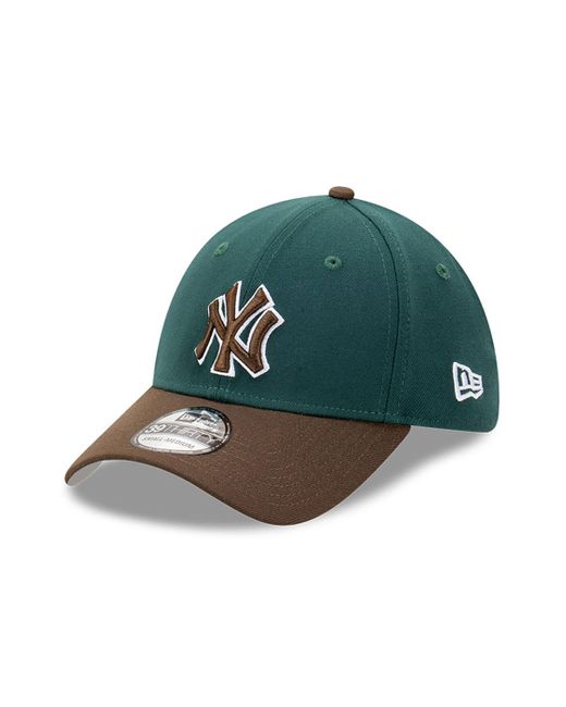 KTZ Green New York Yankees Beef N Broc Dark 39thirty Stretch Fit Cap for men
