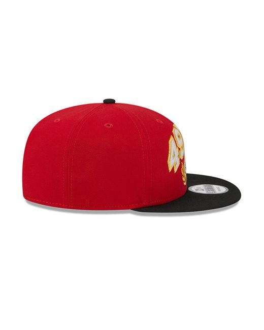 San Francisco 49ers New Era Script Trucker 9FIFTY Snapback Hat