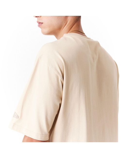 KTZ Natural Arizona Diamondbacks World Series Light Beige Oversized T-shirt for men
