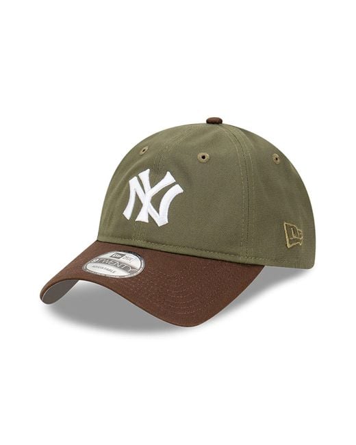 KTZ Green New York Yankees World Series Dark 9twenty Adjustable Cap for men