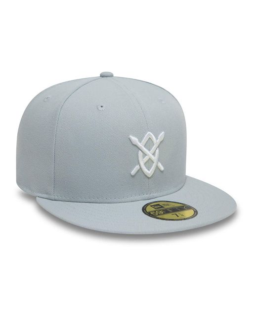 KTZ Gray New Era X Daily Paper 59fifty Fitted Cap for men